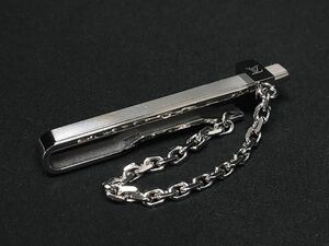 1円 ■極美品■ LOUIS VUITTON ルイヴィトン タイピン アクセサリー ビジネス 紳士 メンズ シルバー系 FC3253