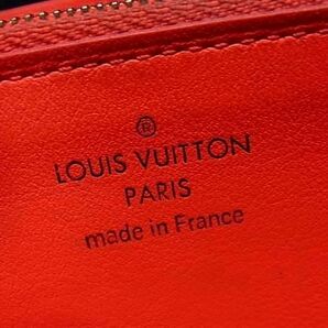 1円 LOUIS VUITTON ルイヴィトン M69068 トリヨンレザー ポルトフォイユ カプシーヌ 二つ折り 長財布 ウォレット レッド系 FC3669の画像6