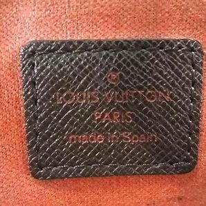 1円 LOUIS VUITTON ルイヴィトン N47623 ダミエ トゥルース トワレット クラッチバック セカンドバッグ ポーチ ブラウン系 AW5014の画像5