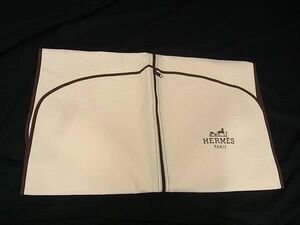 ■極美品■ HERMES エルメス キャンバス ガーメントハンガー ガーメントカバー ガーメントケース スーツカバー ベージュ系 BJ1466