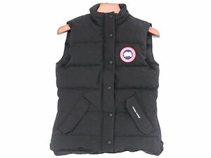 ■新品同様■ CANADA GOOSE カナダグース 2832L ポリエステル×ナイロン ダウンベスト アウター 上着 レディース ブラック系 FC3481