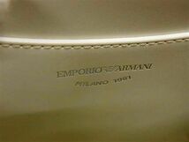 ■現行品■新品■未使用■ EMPORIO ARMANI エンポリオアルマーニ レザー 2WAY ハンドバッグ ショルダー クロスボディ ホワイト系 FA3893_画像8