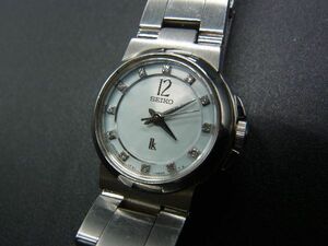 ■美品■ SEIKO セイコー SS 10気圧防水 腕時計 ウォッチ ブレスウォッチ アクセサリー レディース シルバー系 DE0383