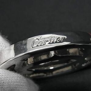 ■極美品■ Cartier カルティエ 2Cロゴ キーホルダー バッグチャーム ネックレス アクセサリー メンズ レディース シルバー系 AV8959の画像3
