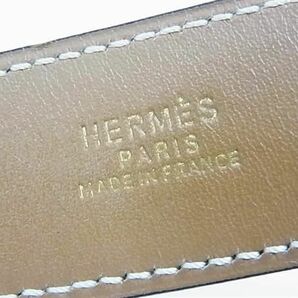 1円 ■美品■ HERMES エルメス ケリーベルト クシュベル ゴールド金具 ベルト 表記サイズ 65 ○W刻印 レディース ブラウン系 AW3839の画像4