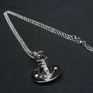 1円 ■新品同様■ Vivienne Westwood ヴィヴィアンウエストウッド タイニーオーブ ネックレス アクセサリー シルバー系 AW4019の画像1