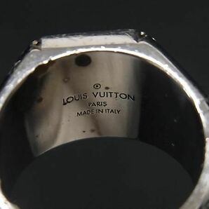 1円 LOUIS VUITTON ルイヴィトン M62487 モノグラム シグネットリング リング 指輪 アクセサリー 約19号 シルバー系 FC0958の画像4