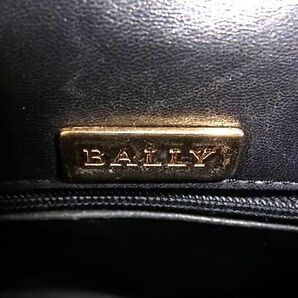 1円 BALLY バリー レザー ワンハンドル ハンドバッグ レディース ブラック系 FA3757の画像6