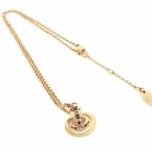 1円 ■新品同様■ Vivienne Westwood ヴィヴィアンウエストウッド オーブ ネックレス アクセサリー レディース ピンクゴールド系 FC3336の画像1