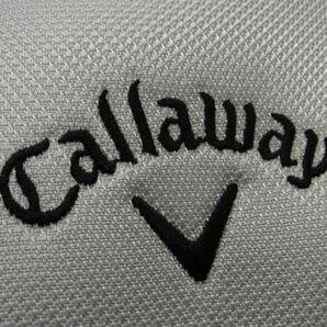 1円 ■美品■ Callaway キャロウェイ メッシュ ゴルフバッグ キャディバッグ ライトグレー系 BF7547の画像9