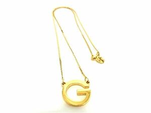 1円 ■美品■ GIVENCHY ジバンシィ ネックレス ペンダント アクセサリー レディース ゴールド系 AW5680