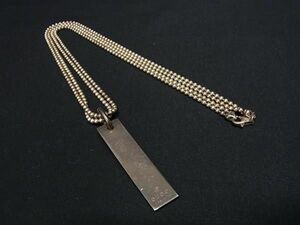 1 jpy GUCCI Gucci SV925 ball chain necklace pendant accessory lady's silver group AW6003