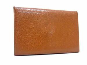 1円 ■美品■ HERMES エルメス カルヴィ シェーブル シルバー金具 カードケース カード入れ 名刺入れ Y刻印 2020年 ブラウン系 FA5372