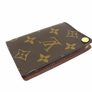 1円 ■極美品■ LOUIS VUITTON ルイヴィトン M60937 モノグラム ポルトカルトクレディプレッシオン カードケース ブラウン系 FA5419の画像2