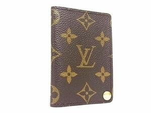 1円 ■極美品■ LOUIS VUITTON ルイヴィトン M60937 モノグラム ポルトカルトクレディプレッシオン カードケース ブラウン系 FA5419