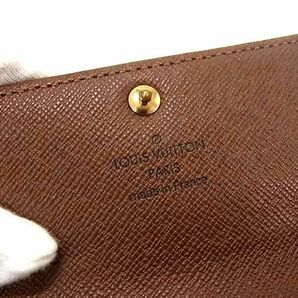 1円 ■極美品■ LOUIS VUITTON ヴィトン M61726 モノグラム ポシェットポルトモネクレディ 二つ折り 長財布 ウォレット ブラウン系 AY1630の画像6