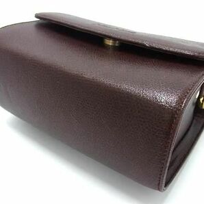 1円 ■美品■ Max Mara マックスマーラ レザー ワンハンドル 2WAY クロスボディ ハンドバッグ ショルダー 斜め掛け ブラウン系 CC2529の画像4