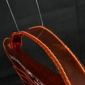 1円 ■美品■ HERMES エルメス ビニールケリー PVC ゴールド金具 ターンロック ワンハンドル ハンドバッグ レディース オレンジ系 BG7882の画像2