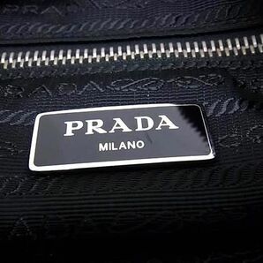 1円 PRADA プラダ BT0716 テスートナイロン クロスボディ ショルダーバッグ 斜め掛けかばん レディース ブラック系 FA6008の画像6