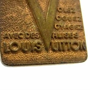 1円 LOUIS VUITTON ルイヴィトン マルティエ MALLTIER DEPUIS 1854 キーホルダー キーリング バッグチャーム ブロンズ系 CD1794の画像3