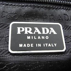 1円 PRADA プラダ テスートナイロン 巾着型 リュックサック バックパック レディース レッド系 AZ1695の画像6