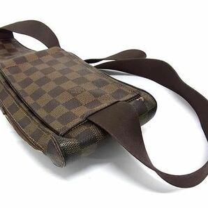 1円 LOUIS VUITTON ルイヴィトン N51994 ダミエ ジェロニモス ショルダーバッグ クロスボディ ボディバッグ メンズ ブラウン系 AY1715の画像3