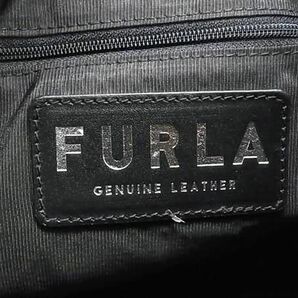 1円 ■極美品■ FURLA フルラ チャーリー レザー ハンドバッグ トートバッグ レディース ブラック系 FA6158の画像6