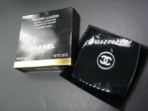 Chanel Chanel Pudulmiere Face Powder Powder Eyde Shadow 10 Evary Gold MultyColor DE1632