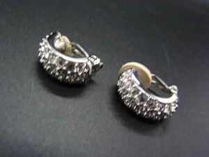 SWAROVSKI スワロフスキー ラインストーン イヤリング アクセサリー レディース シルバー系 DE1735