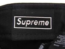 ■新品■未使用■ Supreme シュプリーム ニューエラコラボ ジーザスピース 23AW ポリエステル100% 帽子 7 1/4 ブラック系 AS9660_画像4