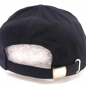 ■新品同様■ Calvin Klein カルバンクライン コットン100％ ベースボールキャップ 帽子 レディース メンズ ブラック系 FA1248の画像2