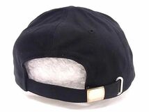 ■新品同様■ Calvin Klein カルバンクライン コットン100％ ベースボールキャップ 帽子 レディース メンズ ブラック系 FA1248_画像2