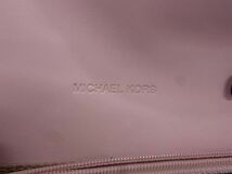 ■新品■未使用■ MICHAEL KORS マイケルコース PVC チェーン ショルダーバッグ クロスボディ レディース ピンク系 BI1670_画像9