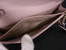 ■新品■未使用■ MICHAEL KORS マイケルコース PVC チェーン ショルダーバッグ クロスボディ レディース ピンク系 BI1670_画像8