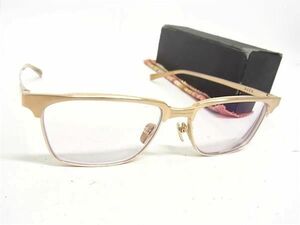 1 jpy # beautiful goods # EROTICAerochika54*16-145 times entering glasses glasses glasses lady's gold group × lens clear FA2807