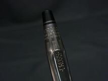 1円 CROSS クロス ツイスト式 ボールペン 筆記用具 文房具 ステーショナリー レディース メンズ シルバー系×ブラック系 FA1666_画像5