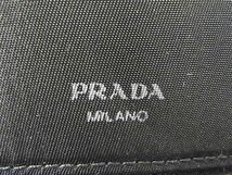 1円 ■極美品■ PRADA プラダ テスートナイロン クラッチバッグ セカンドバッグ マルチケース 小物入れ ブラック系 AW5240_画像4