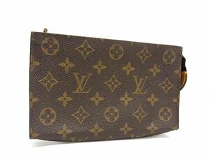 1円 ■美品■ LOUIS VUITTON ヴィトン モノグラム ポッシュトワレット20 クラッチバッグ セカンドバッグ レディース ブラウン系 AY2122