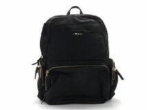 1円 ■美品■ TUMI トゥミ ナイロン リュックサック デイパック バックパック メンズ ブラック系 BJ2740_画像1