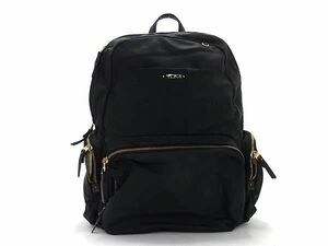 1円 ■美品■ TUMI トゥミ ナイロン リュックサック デイパック バックパック メンズ ブラック系 BJ2740