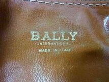 1円 BALLY バリー PVC×レザー 総柄 ボストンバッグ トラベルバッグ 旅行かばん ブラウン系 AW8453_画像6