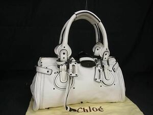 1 иен # прекрасный товар # Chloe Chloe pa DIN тонн кожа katenapado блокировка юг столица таблеток большая сумка ручная сумочка женский оттенок белого AW8640