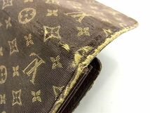 1円 LOUIS VUITTON ルイヴィトン M95234 モノグラムミニラン ポルトフォイユ サラ 二つ折り 長財布 ウォレット ブラウン系 BL0290_画像7