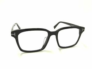 1円 ■美品■ TOM FORD トムフォード 5661-F-B-N 001 メガネ 眼鏡 メンズ ブラック系 BL0352