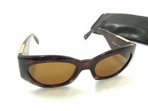 1 jpy # beautiful goods # GIANNI VERSACE Gianni Versace MOD.420/Cmete.-sa sunglasses glasses glasses lady's men's brown group BG8328