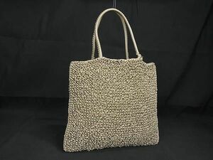 1 jpy # ultimate beautiful goods # ANTEPRIMA Anteprima PVC wire tote bag handbag lady's gray ju series FA6273