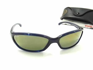 1円 ■極美品■ Ray-Ban レイバン RB 4011 PS GLIER 629/39 ミラーレンズ サングラス メガネ 眼鏡 メンズ レディース ネイビー系 FA6406