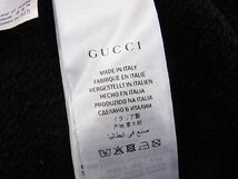 1円 ■美品■ GUCCI グッチ バッグスバニー コットン スパンコール トレーナー スウェット 洋服 XXS レディース ブラック系 EA2295_画像5