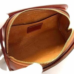 1円 ■極美品■ LOUIS VUITTON ルイヴィトンM48443 エピ ドーフィーヌPM ポーチ マルチケース 小物入れ レディース ケニアブラウン FA7585の画像3