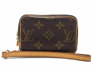 1 иен # превосходный товар # LOUIS VUITTON Louis Vuitton M58030 монограмма tu разрозненный wapiti сумка бардачок женский оттенок коричневого FA7138